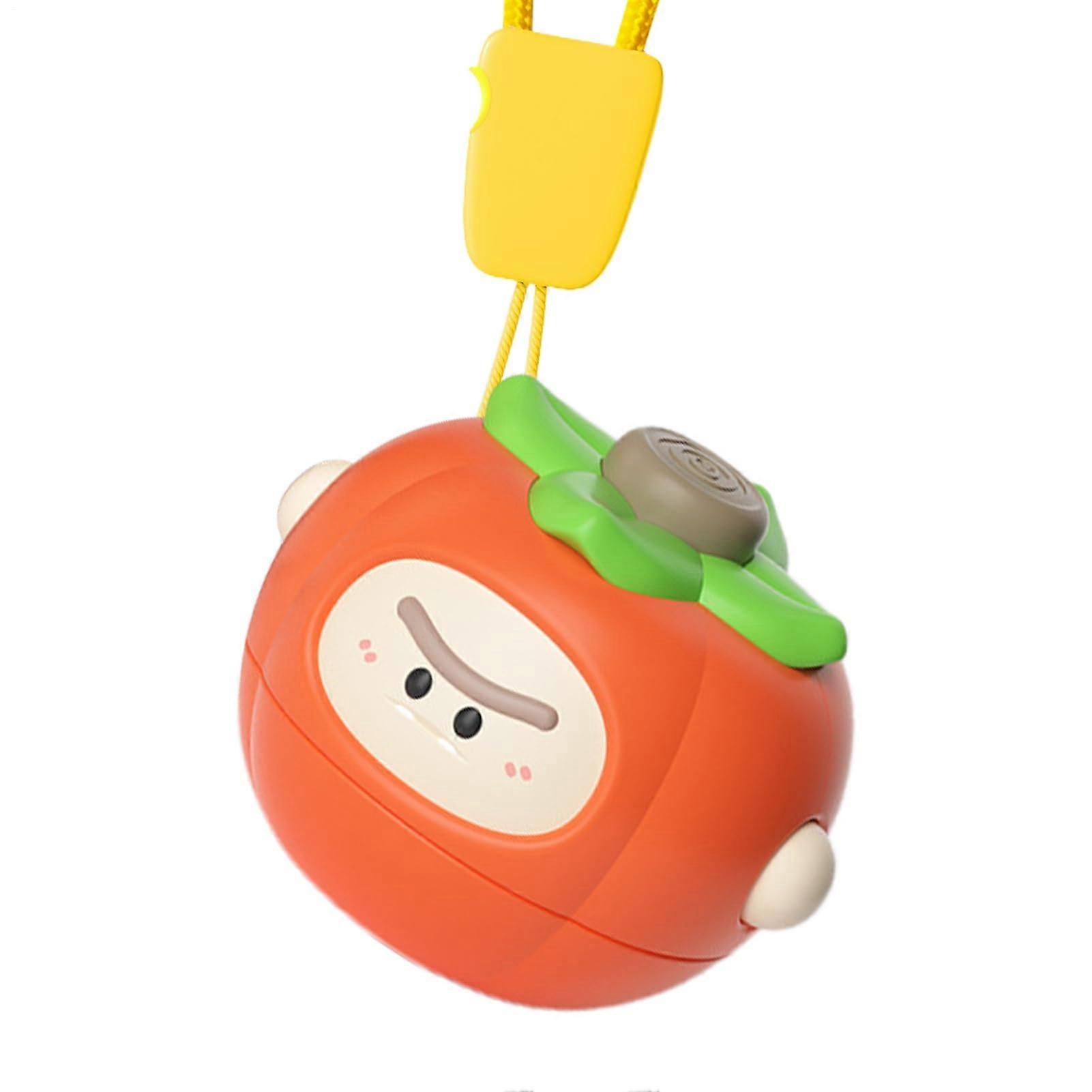 Fruit Shape Fidget Spinner Toy with Cartoon Design, Button Launch Spin, Kids Gyroscope for Fun Play