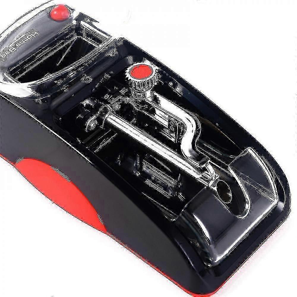 Red Automatic Cigarette Maker Case - Portable Cigarette Rolling Machine Holder