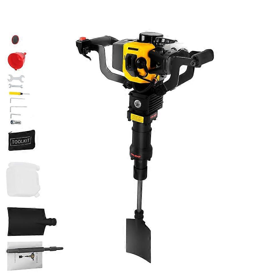 52CC Gas Powered Tree Digger 2 Stroke Tool with Impact Power for Landscaping and Roots