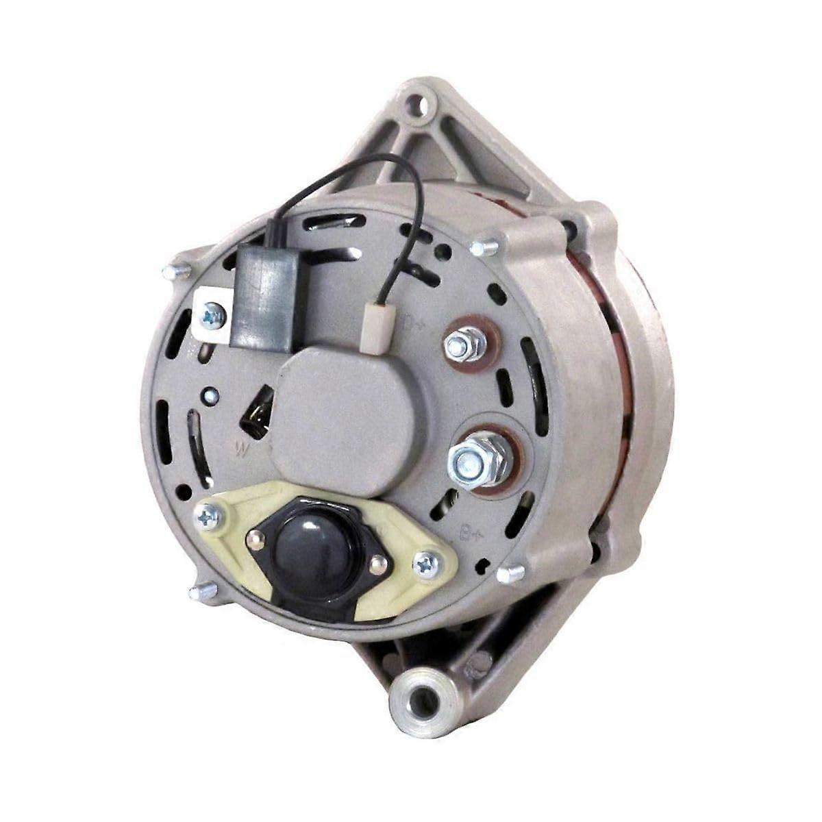 85 Amp Tractor Alternator with Internal Regulator, 17mm Shaft, External Fan, Fits Replacement Models