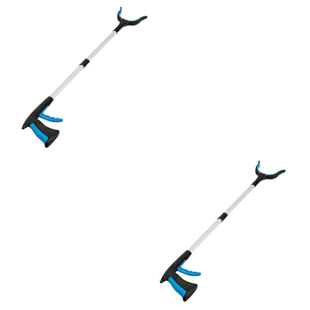 Trash Grabber Tool 2pcs Foldable Reacher with Extended Reach and Ergonomic Grip for Elderly