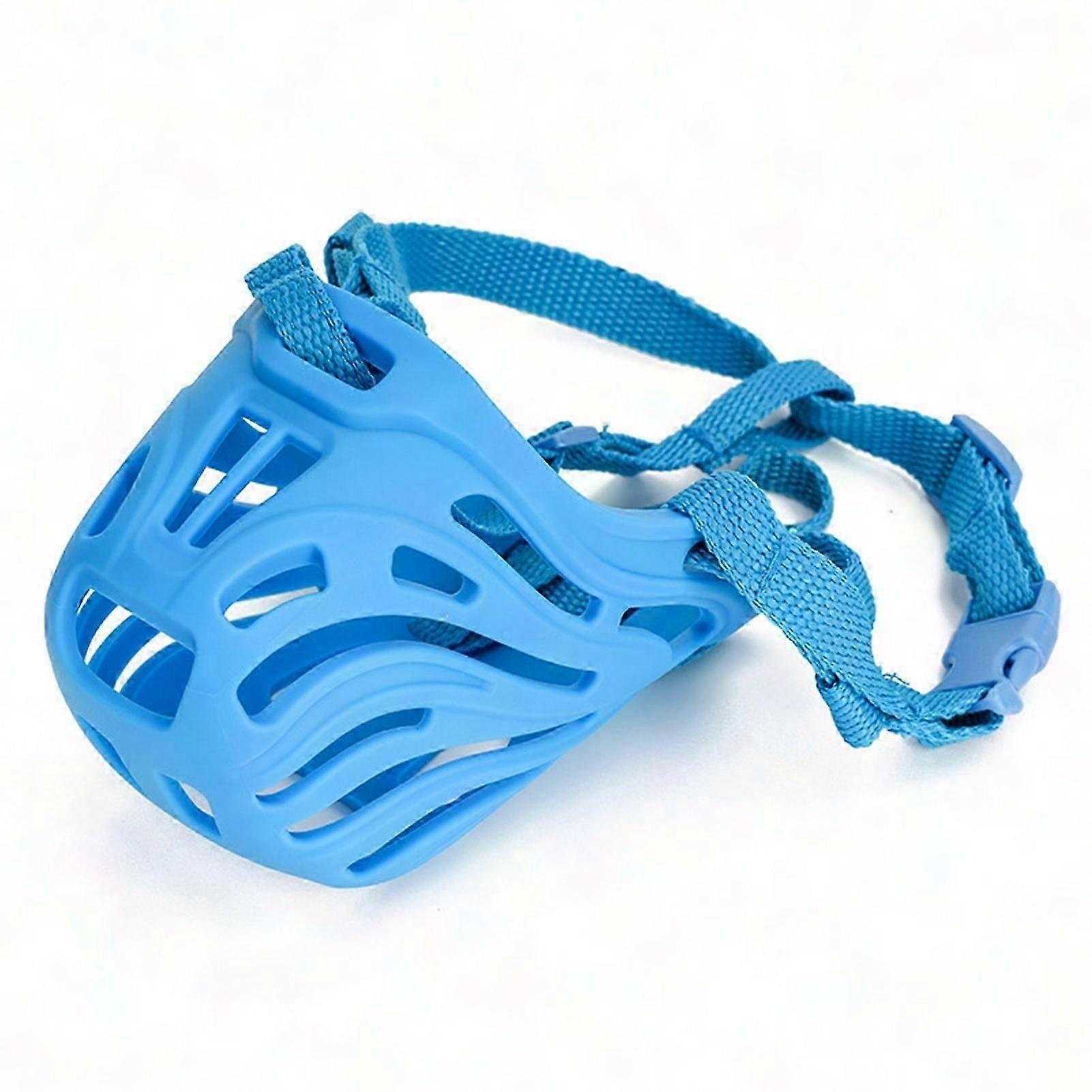Adjustable Silicone Dog Muzzle for Bite Prevention, Durable & Portable Pet Muzzle