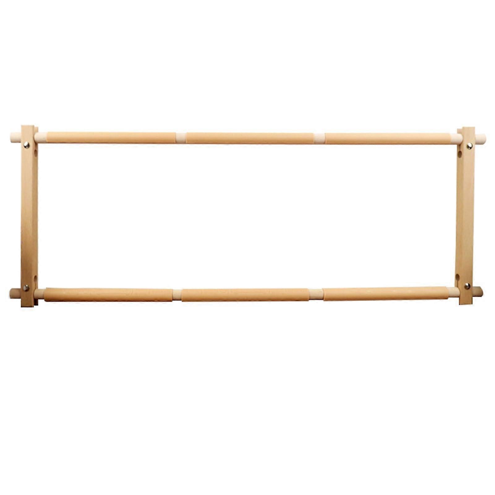 Embroidery Stand with Light, Adjustable Beige Needlework Lap and Floor Frame 33.84 x 12 Inch