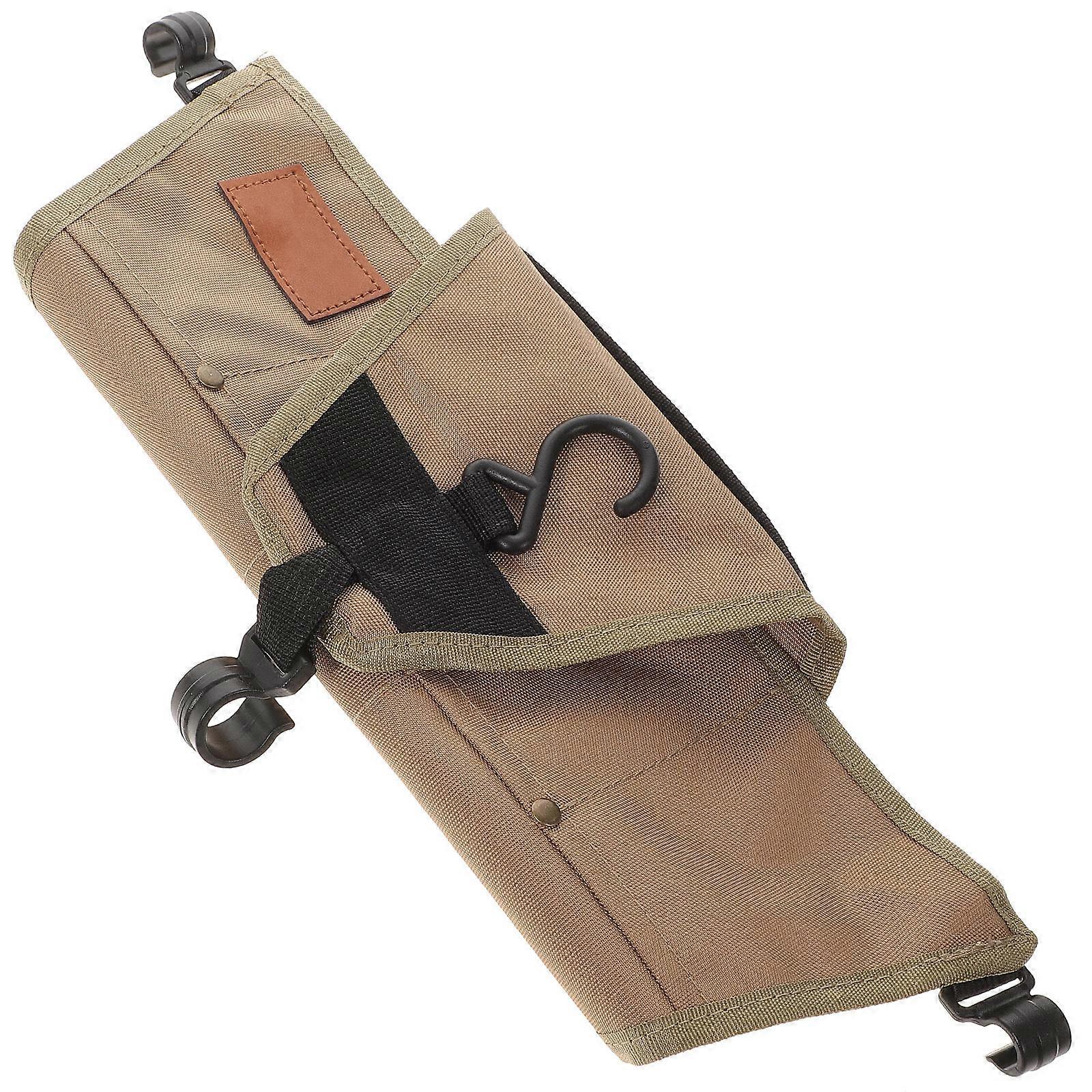 Camping Cutlery Organizer Bag Triangular Outdoor Storage Bag for Storage Small