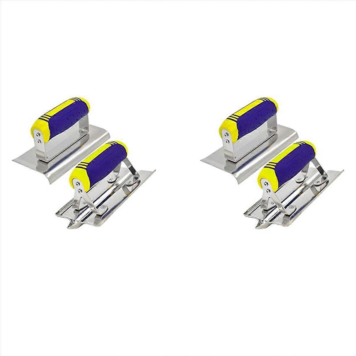 Hand Edger and Groover Tools Set Plaster Stucco Cement Finishing Kit