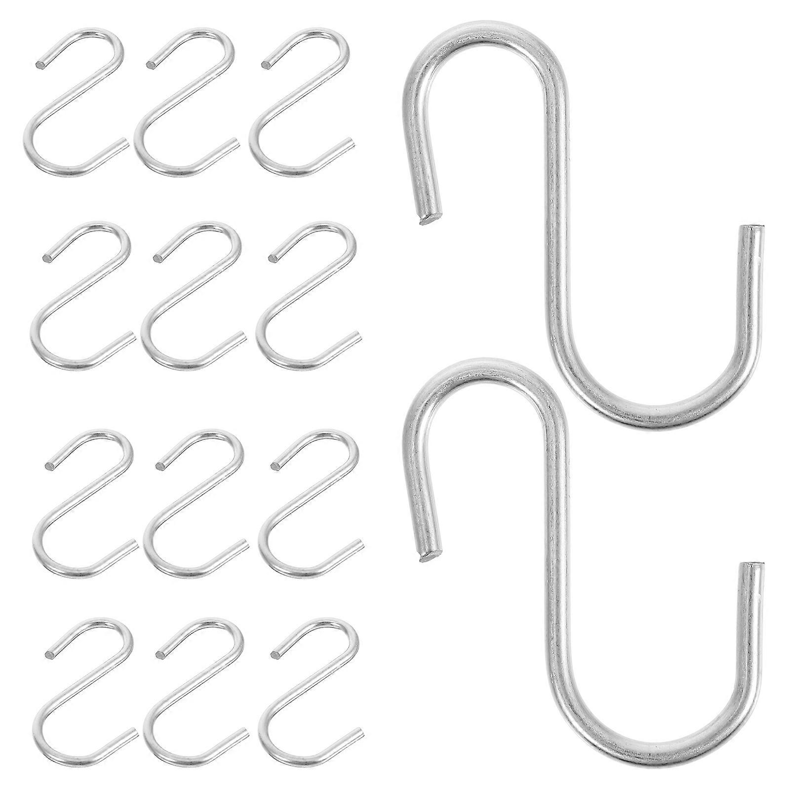 Kitchen Hooks Iron S Shaped Hooks for Hanging Kitchenware 100Pcs