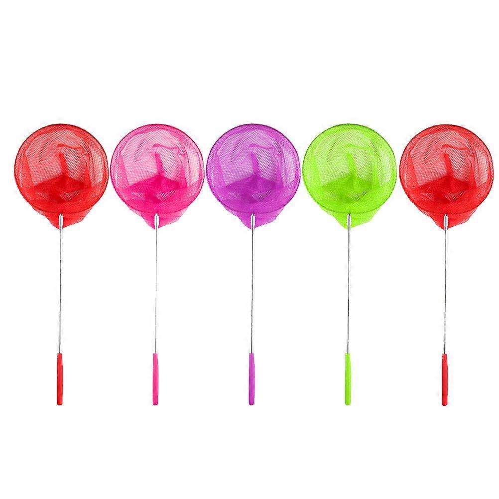 Fishing Nets Telescopic Nets Catching Insects Stainless Steel 10Pcs