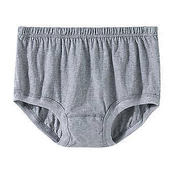 Womens Underwear Plus Size Sleep Shorts for Elderly Women Plus Size Cotton Panties Casual Loose Elastic Waist Shorts Gray L