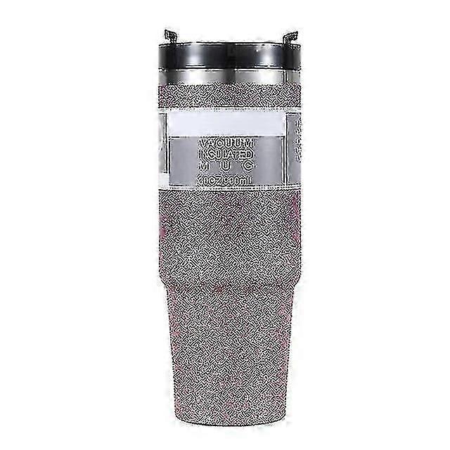 Stanley 40 Oz Tumbler Mug With Handle And Straw Lid, Suitable For Thermos Bottles, Travel Coffee Mugs, Stainless Steel, Insulated, Simple, Modern Tumb
