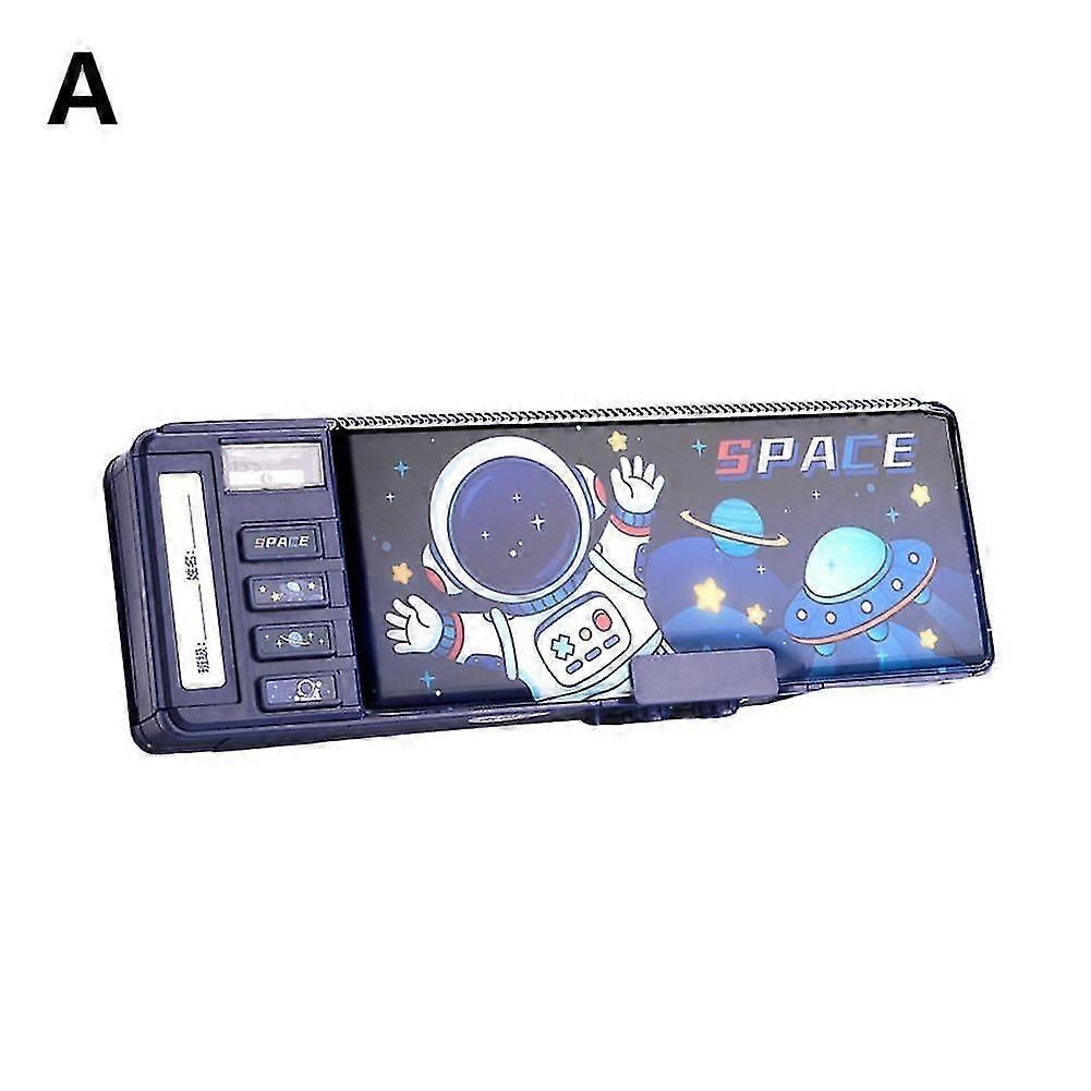 Double Layer Large Capacity Multifunctional Stationery Box Password