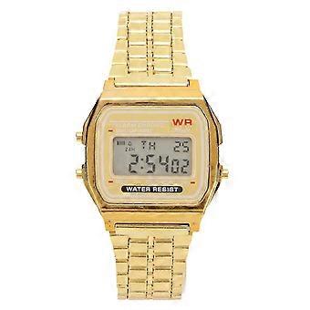 25-26 Kids Digital Watch Gold Stainless Steel 32mm CR2032 240mAh