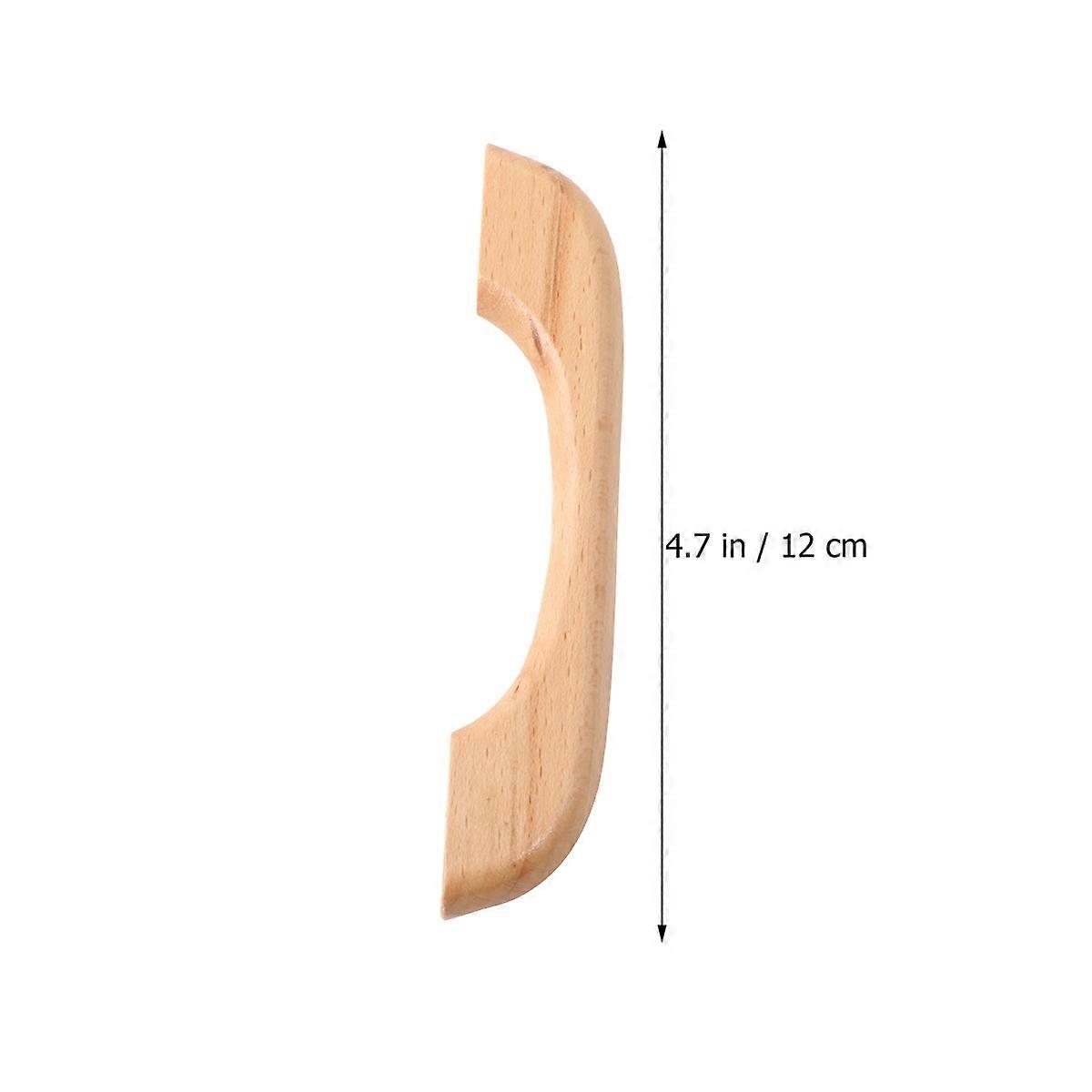 Pull Handle for Door Use 10Pcs Solid Wood Cabinet Drawer Handle Knobs