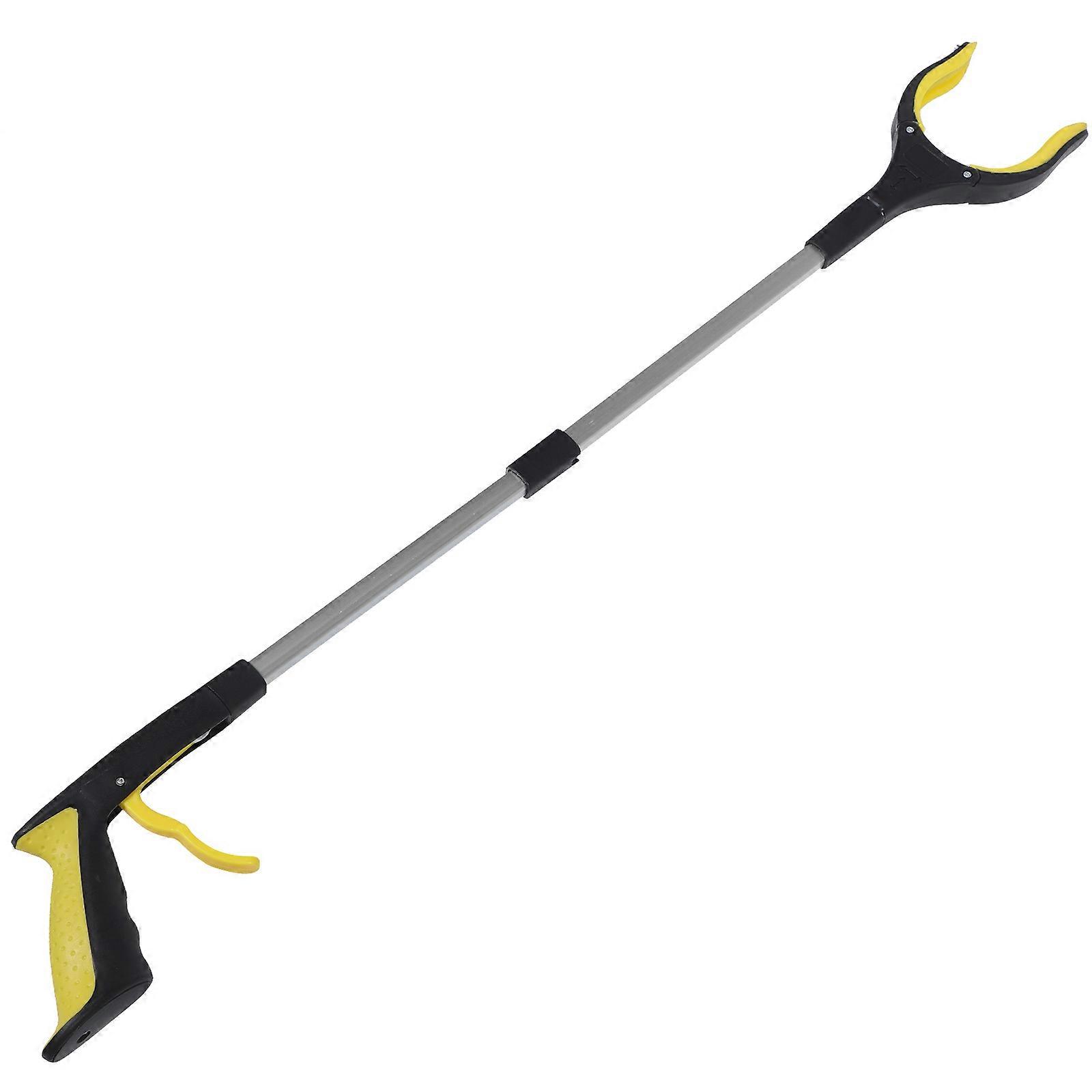 Yellow Foldable Grabber Trash Picker Tool for Pickup