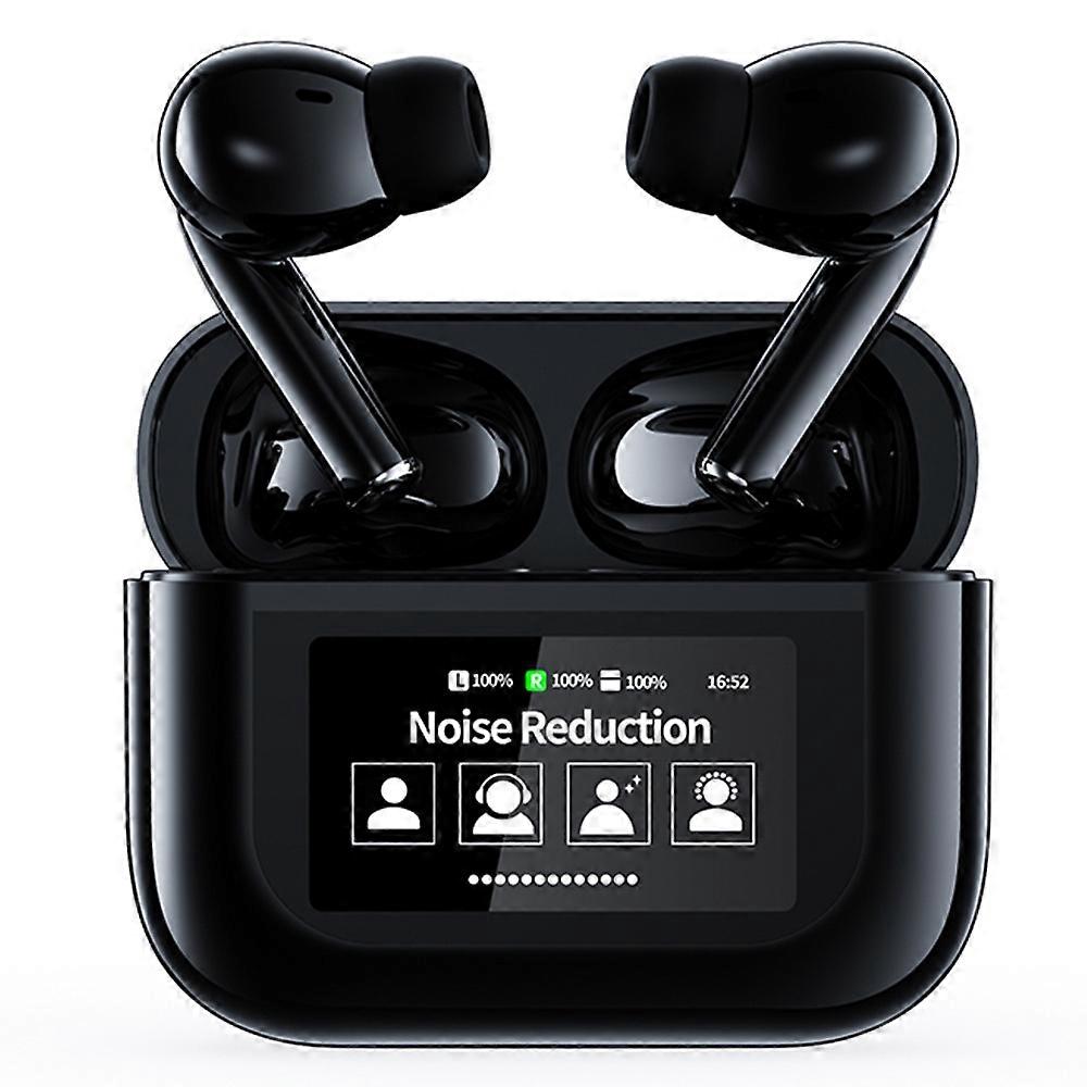 YW07 Bluetooth-compatible In-Ear Headset Wireless Earphone with Touch Screen Charging Bin