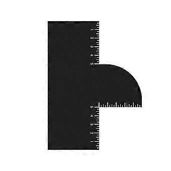 1/2Pcs Men Hair Styling Template Color Enhancement Barber Card with Measurement Indicator Men Hairline Beard Lineup Guide Shaping Haircut Template