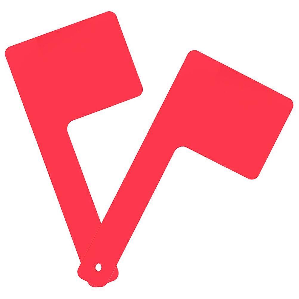 2Pcs Red Acrylic Mailbox Flag for Mailbox Use Universal Replacement Flags