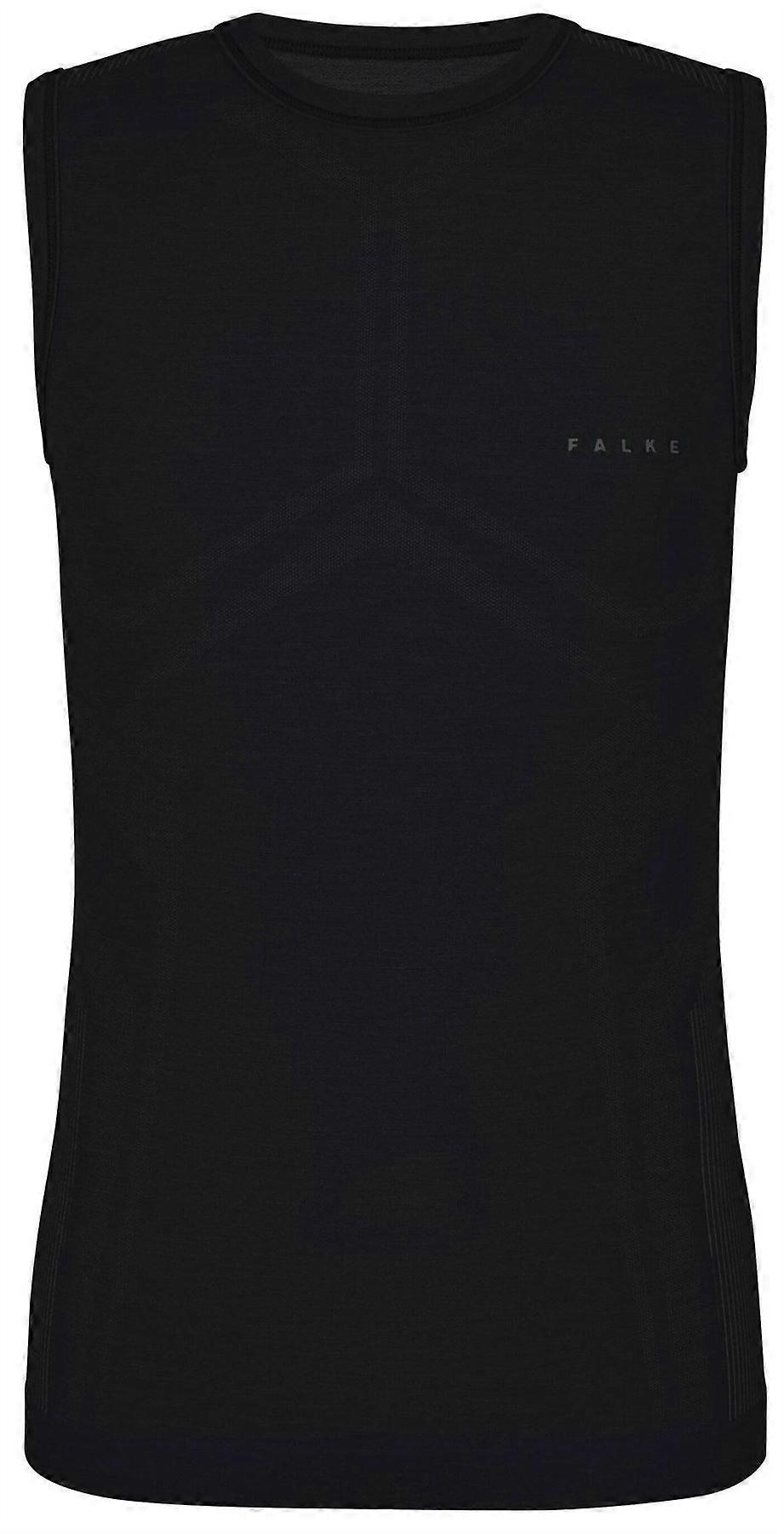 Falke Regular Fit Wool Tech Light Singlet - Black
