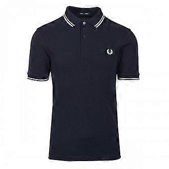 Koszulka polo męska Fred Perry z podwójnym kołnierzykiem