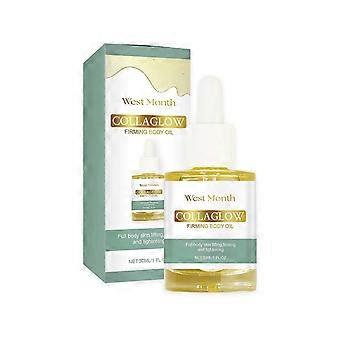 Aceite corporal reafirmante West Month: reduce arrugas, reafirma la piel, hidrata, antiarrugas, aceite corporal embellecedor para el cuidado diario de la piel del cuerpo.