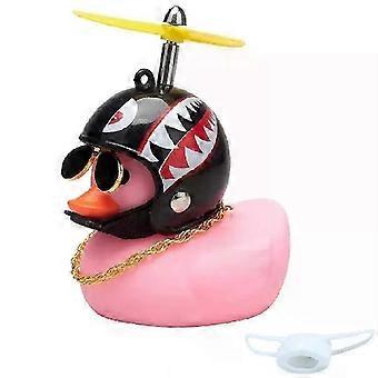 Auto Fahrrad Kleine Gelbe Ente Luftschraube Helm Rosa Ente Fahrrad Wind Motor Reiten Radfahren Ornament
