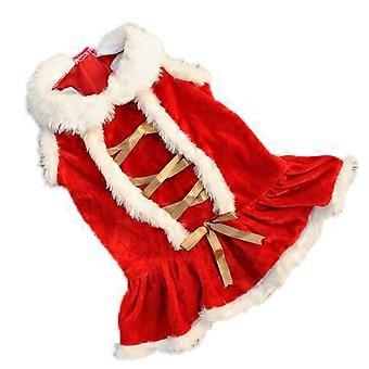 Christmas Dog Costumes Funny Holiday Riding Santa Clause Pet Dress Up compatible with Small Large Dogs Festival Year Dog Gift Outfit