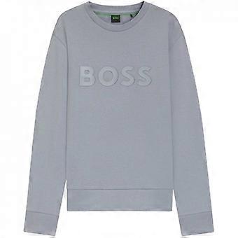 Boss Mens Signature Cotton Logo Sweatshirt