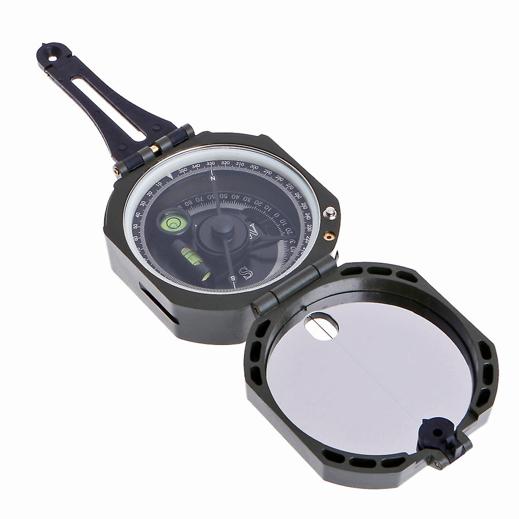 High Precision 0-360 Degree Magnetic Pocket Transit Compass Geological ...