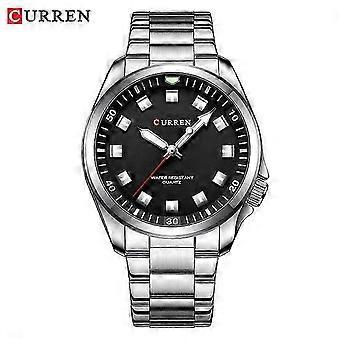Montre élégante pour hommes Curren - Résistante à l'eau et qui brille dans le noir