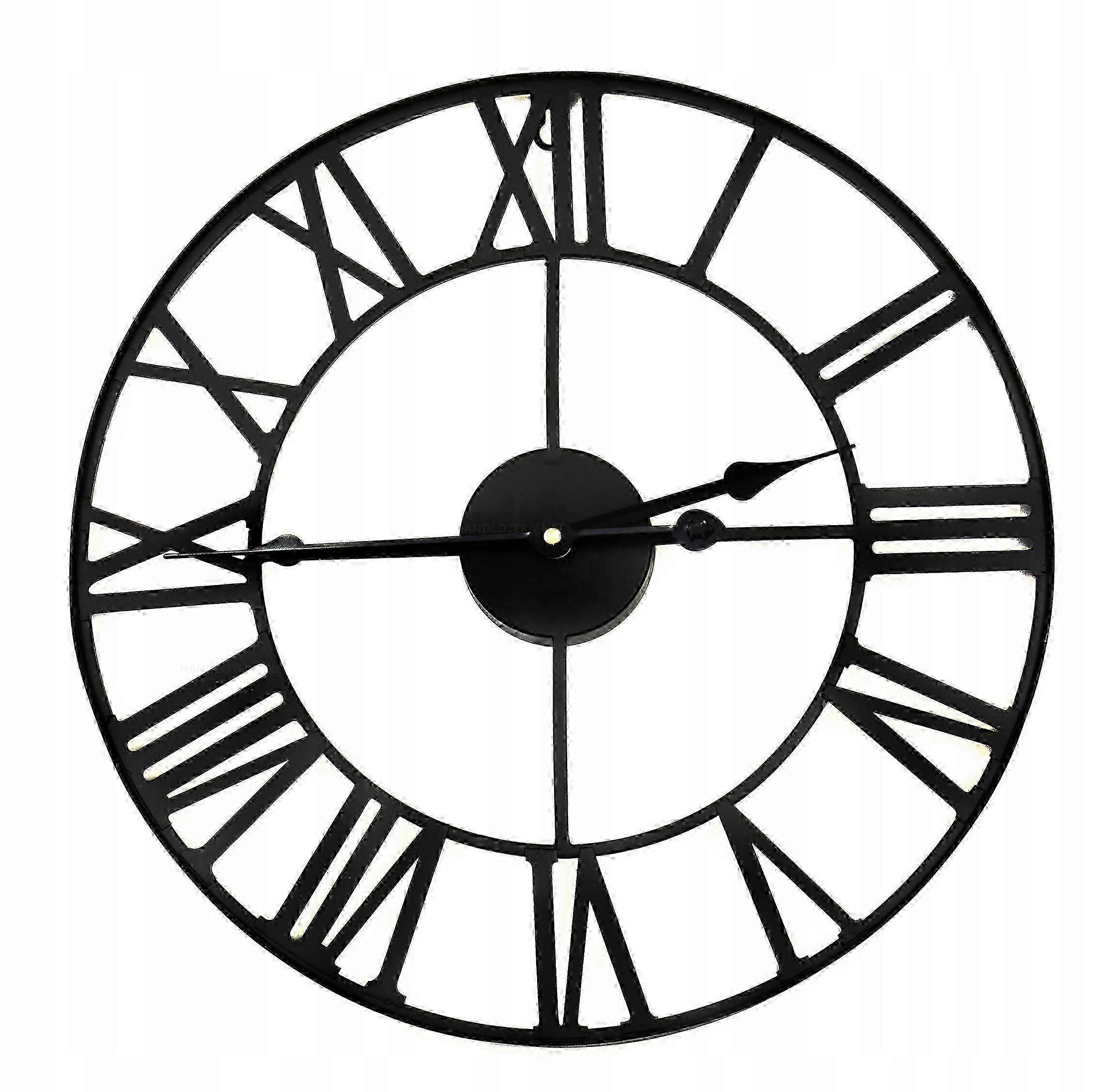 Wall Clock Asato Black 60cm