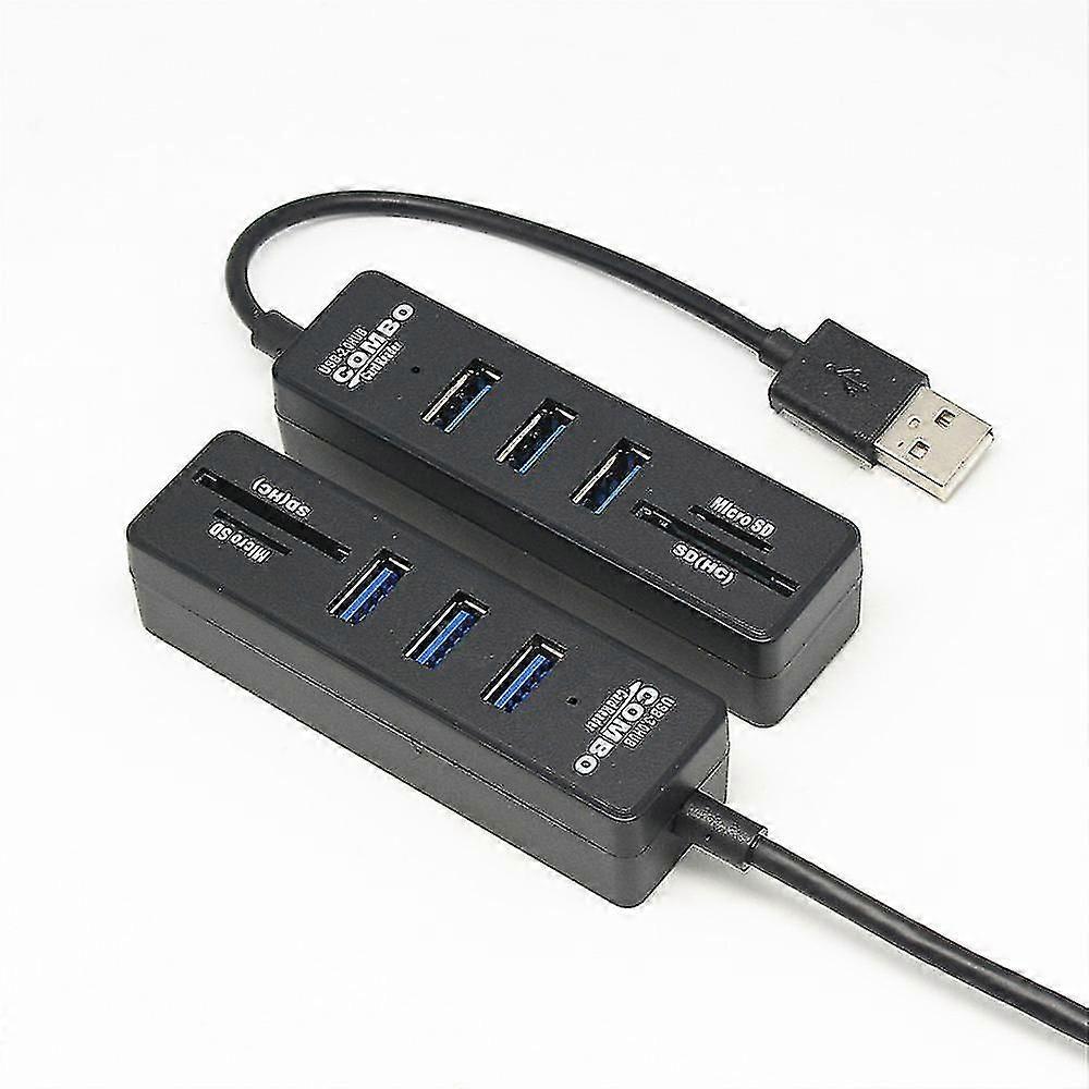 Usb3.0 Splitter, One For Three, Sd/tf Card Reader, Docking Station Usb3.0