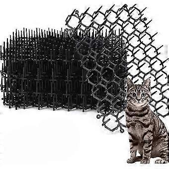12-piece cat-repellent mat with spikes Plastic garden mat Cat