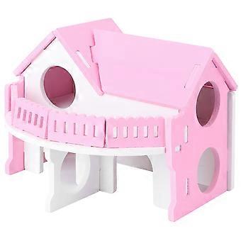 Small Wooden Nest Colorful Hamster Sleeping Nest for Pets
