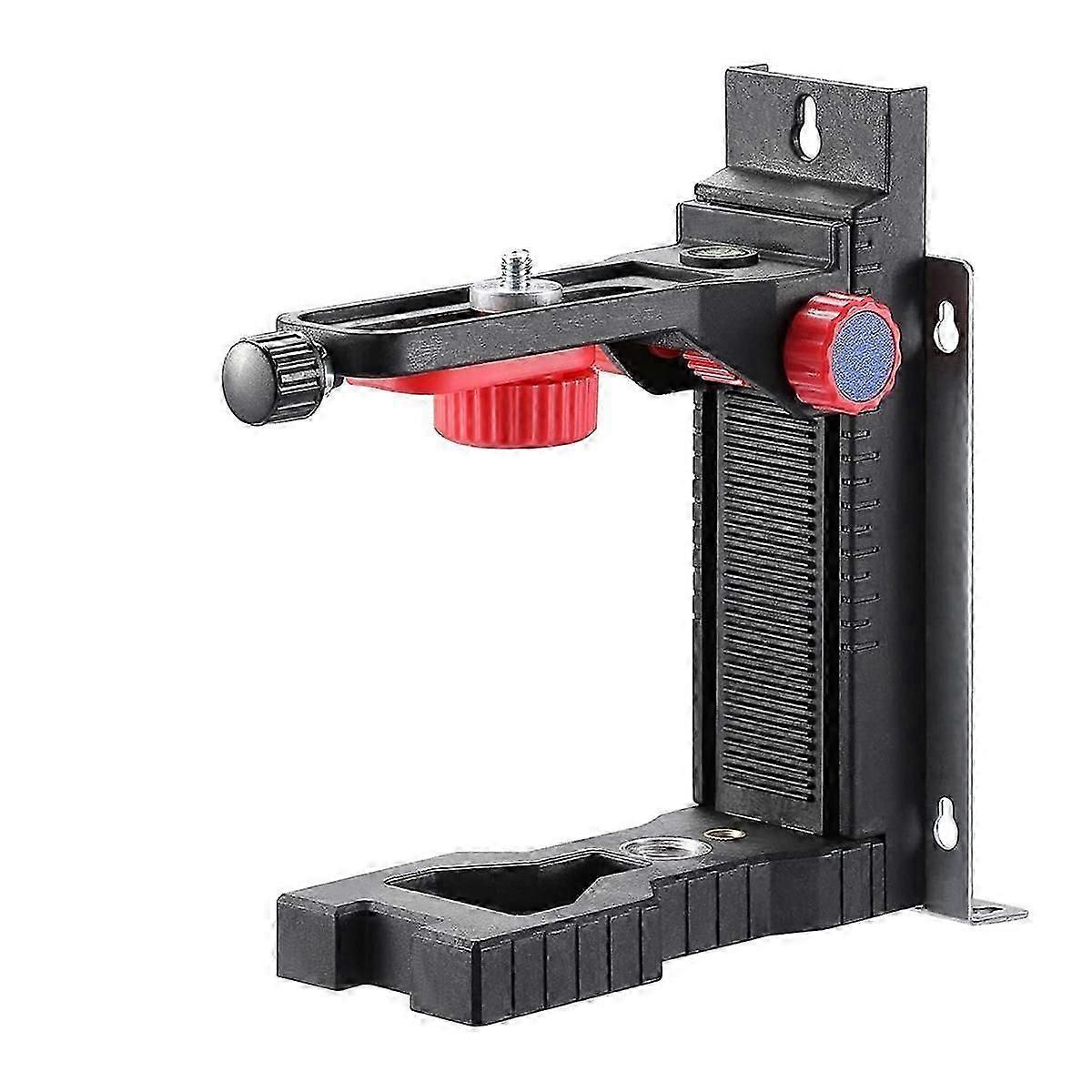 Lasing Level Magnetic Bracket, L-Shape Adjustable Lasing Level Adapter with 1/4Inch Male Thread