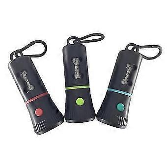 Hundbajspåsedispenser med LED-ficklampa Rengöringsavfall Soplåda Hållare