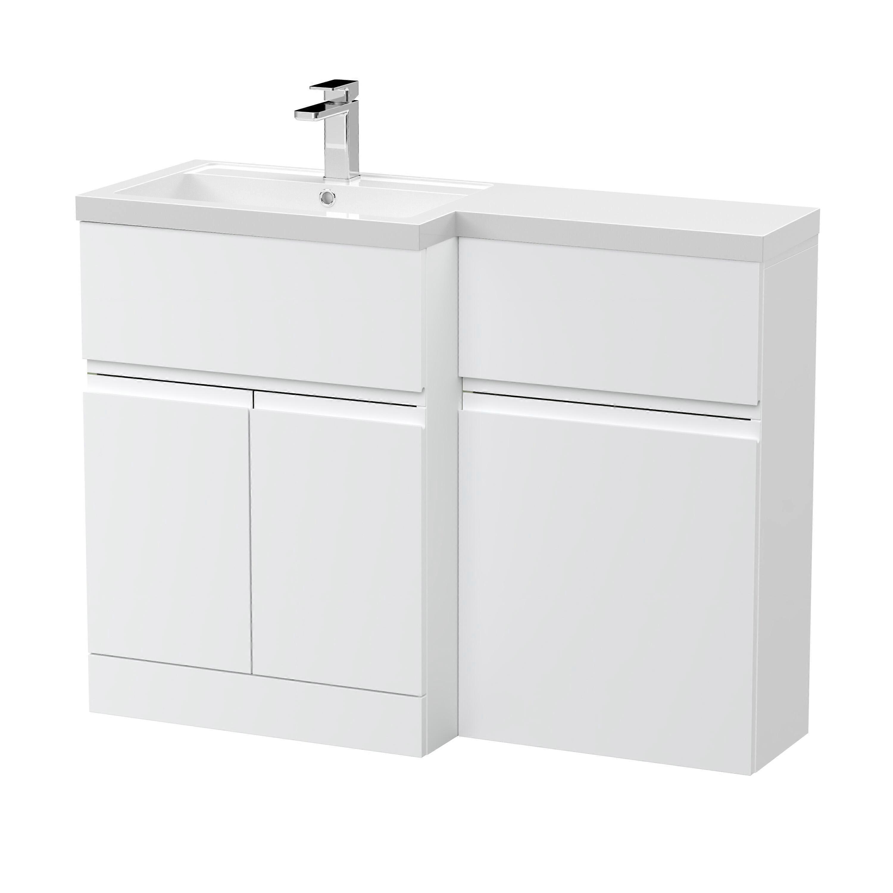 1100x390 Combi Unit & Stone Basin LH