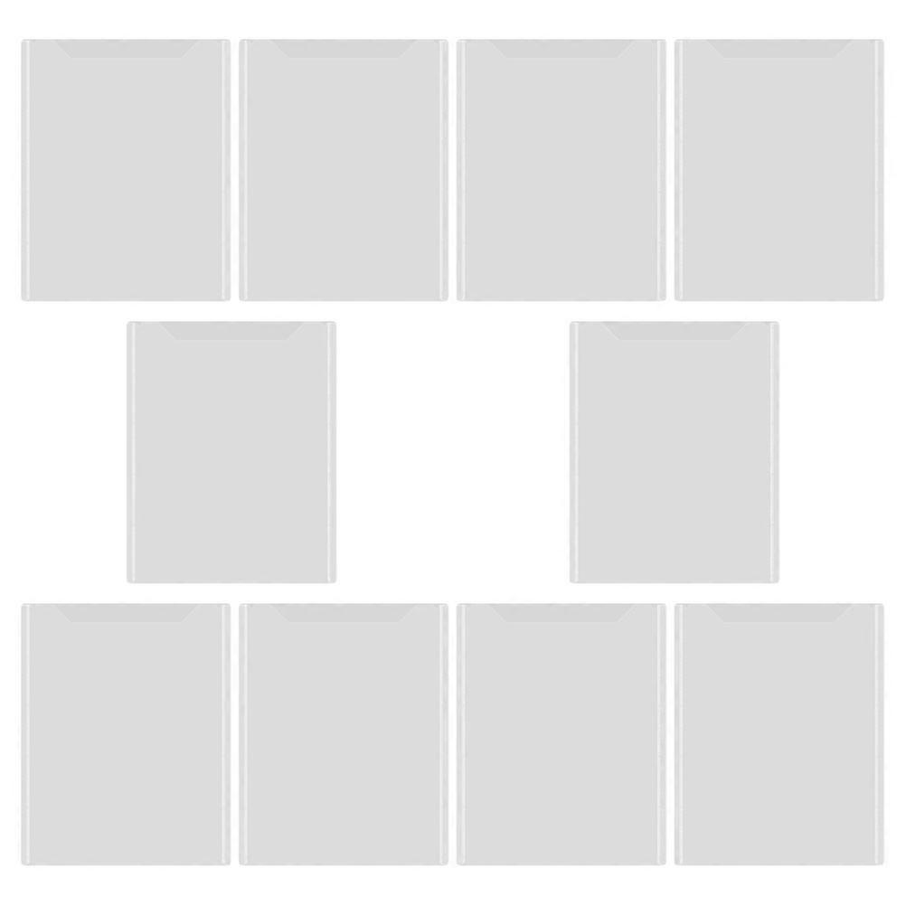 10pcs Plastic File Folder Clear File Sleeve  Document Folder Protective File Bag File Protector