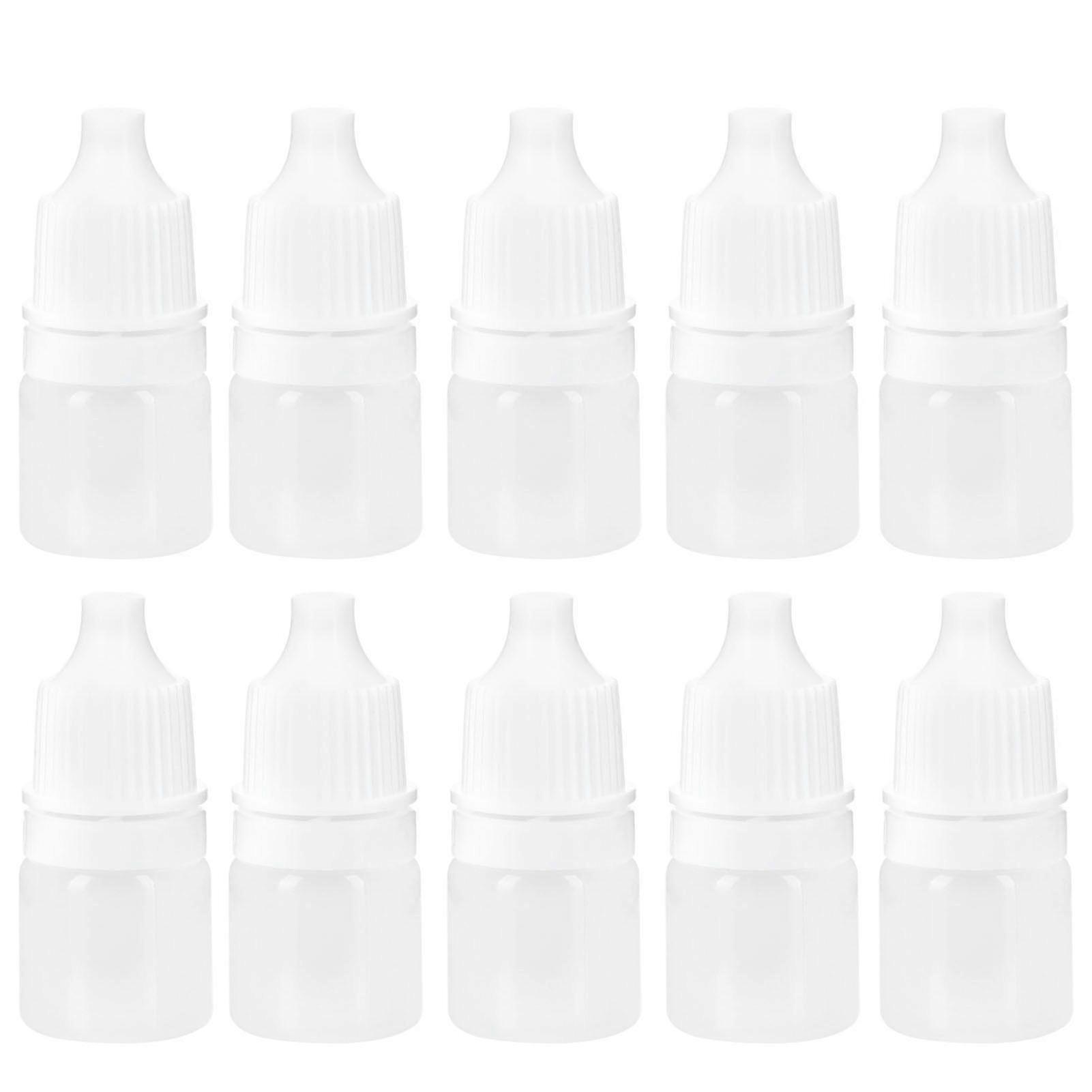 100PCS 2ml Empty Plastic Dropper Bottle Squeezable Refillable Bottle compatible with Eye Drop Liquid