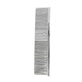 Dog Combs with Rounded Ends Teeth Removing Tangles and Knots Metal Cat Comb Grooming Tool with Sparse and Dense Teeth 92426 L
