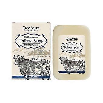 Oceaura tallow soap gently cleanses body skin moisturizing, moisturizing, delicate and soft skin bath soap - oceaura tallow soap gently cleanses body