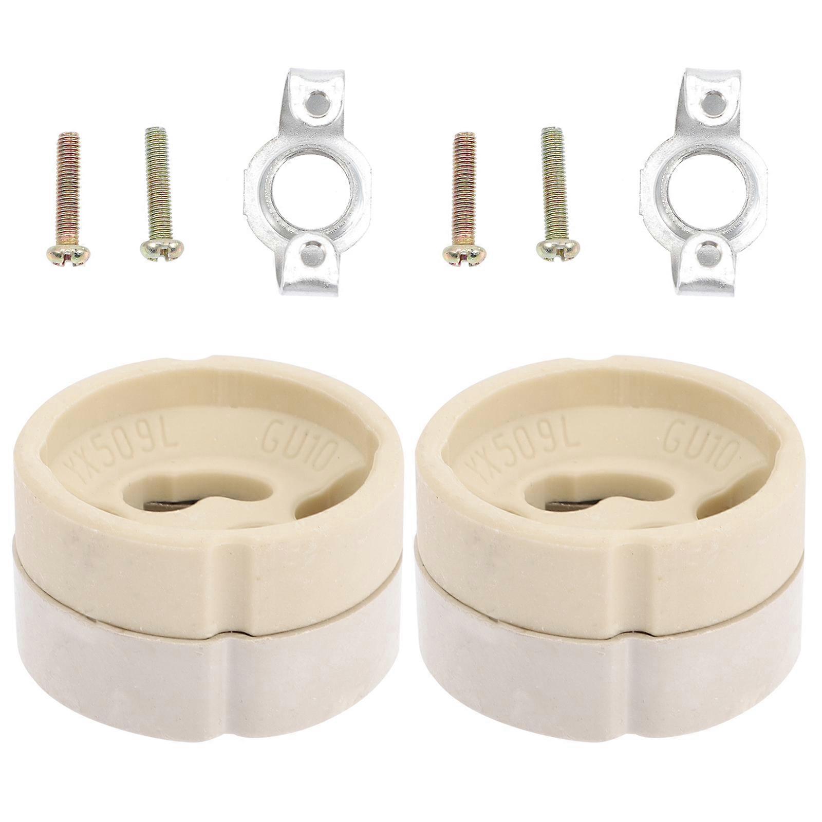 2pcs Candelabra Socket Replacement Light Bulb Socket Ceiling Light Holder