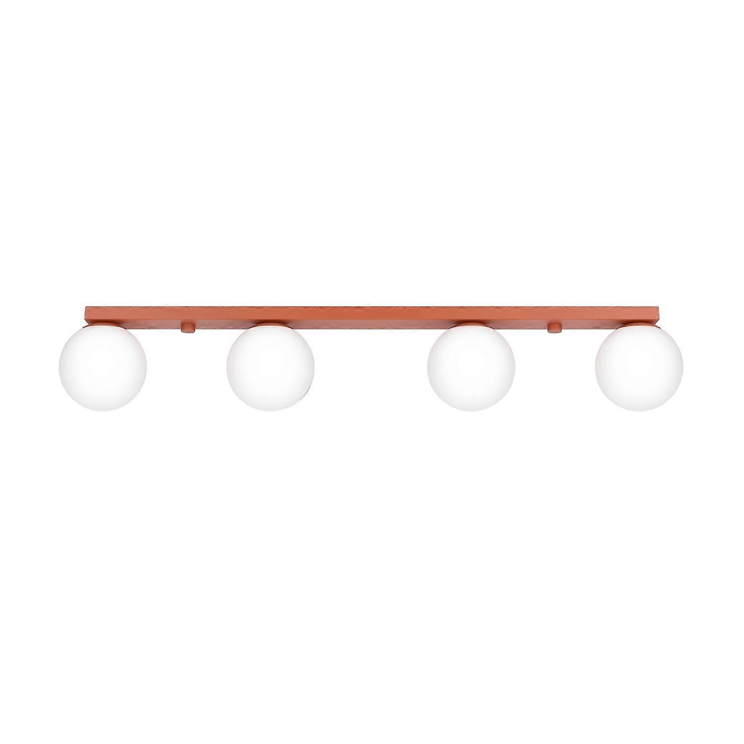 Ceiling lamp YOLI 4 red ochre