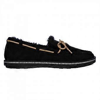 Skechers Womens/Ladies Cozy Faux Suede Flat Moccasin Slippers