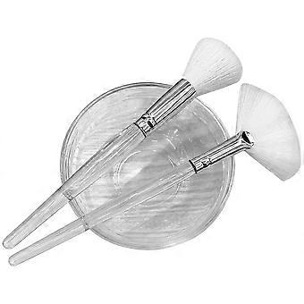 Bubbler Maker borstel voor gezichtsreiniging en het creëren van schuim, 2 sets voor thuisgebruik