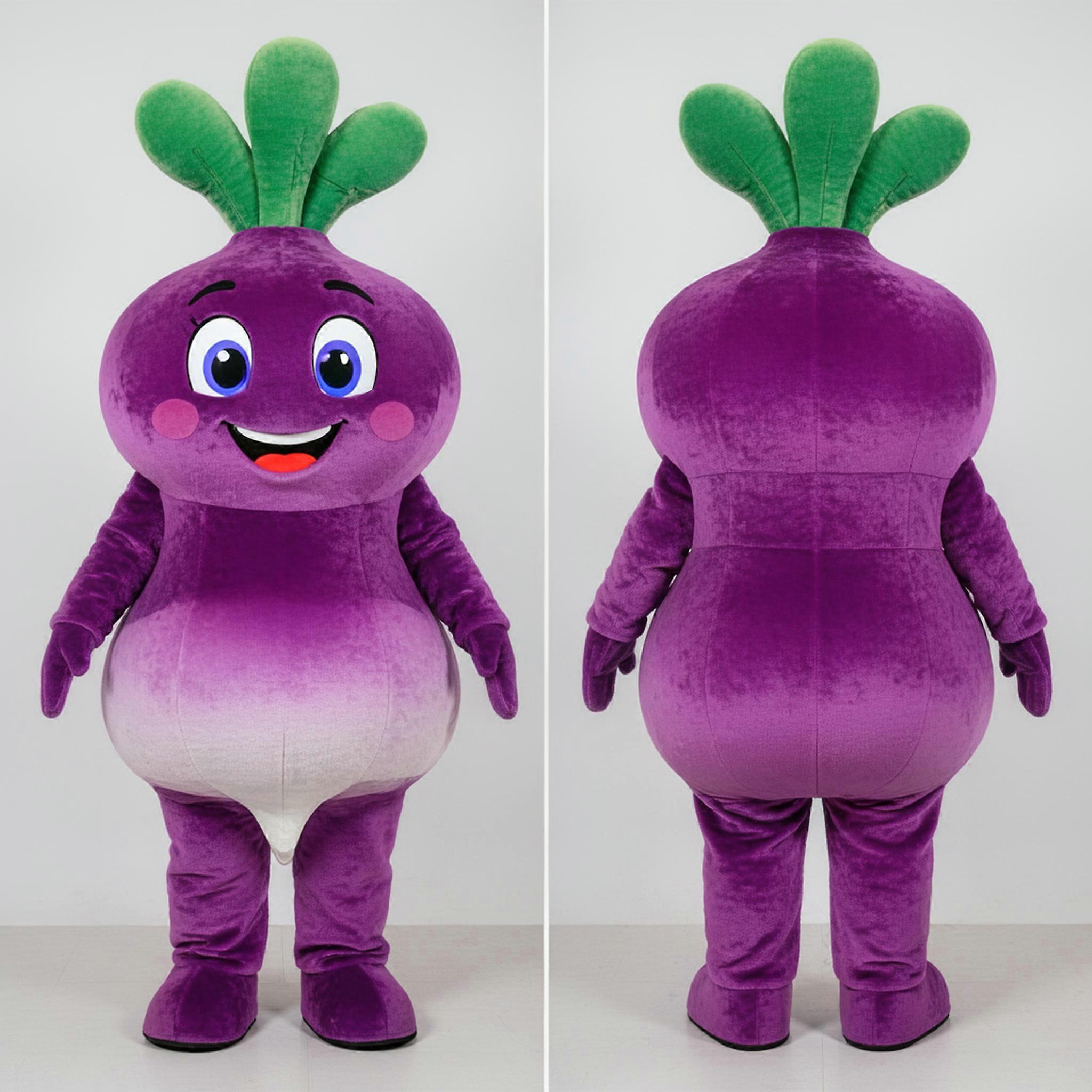 MASTICOT Velvety Purple Plump Radish Mascot