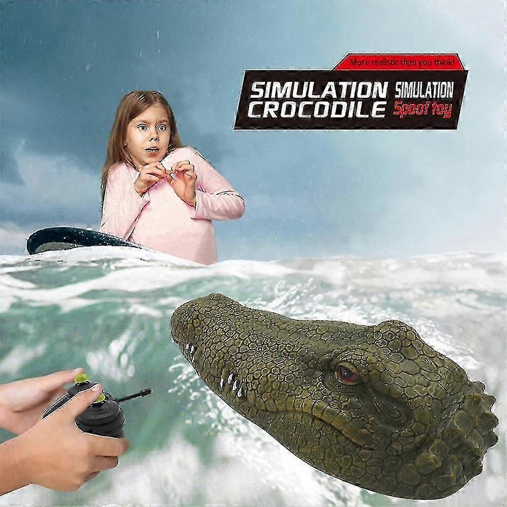 2.4G 15Km/h RC Boat Simulation Crocodile Head