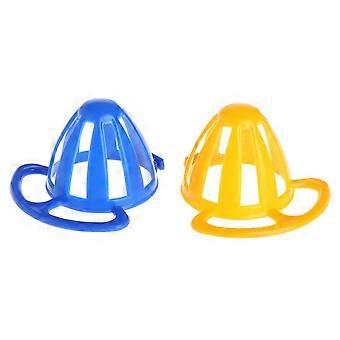 Mangeoire à oiseaux en plastique pour perroquets, panier de rangement (lot de 2).