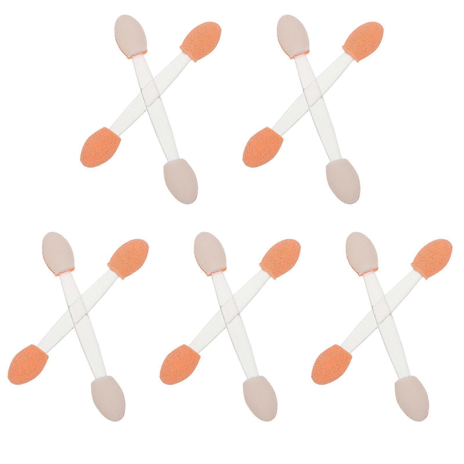 Eyeshadow Brush Professional Double-Headed Makeup Tool with 100Pcs Pack