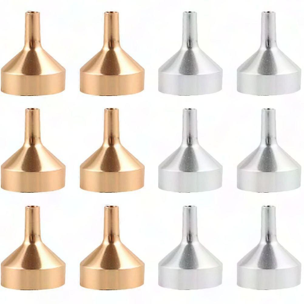 12 PCS Mini Perfume Funnels Small Bottle Refill Tool
