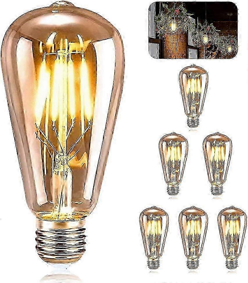 E27 ST64 Warm LED Edison Bulb