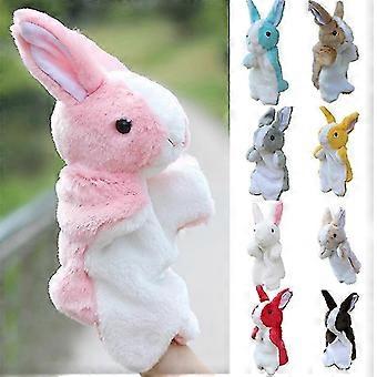 Cartoon Soft Rabbit Hand Puppets Stuffed Plush Toys Children's Dolls Gift